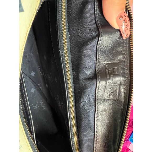 MCM black and white Visetos handbag - Picture 10 of 13